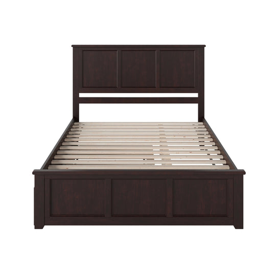 Madison Platform Bed with Matching Footboard & Trundle