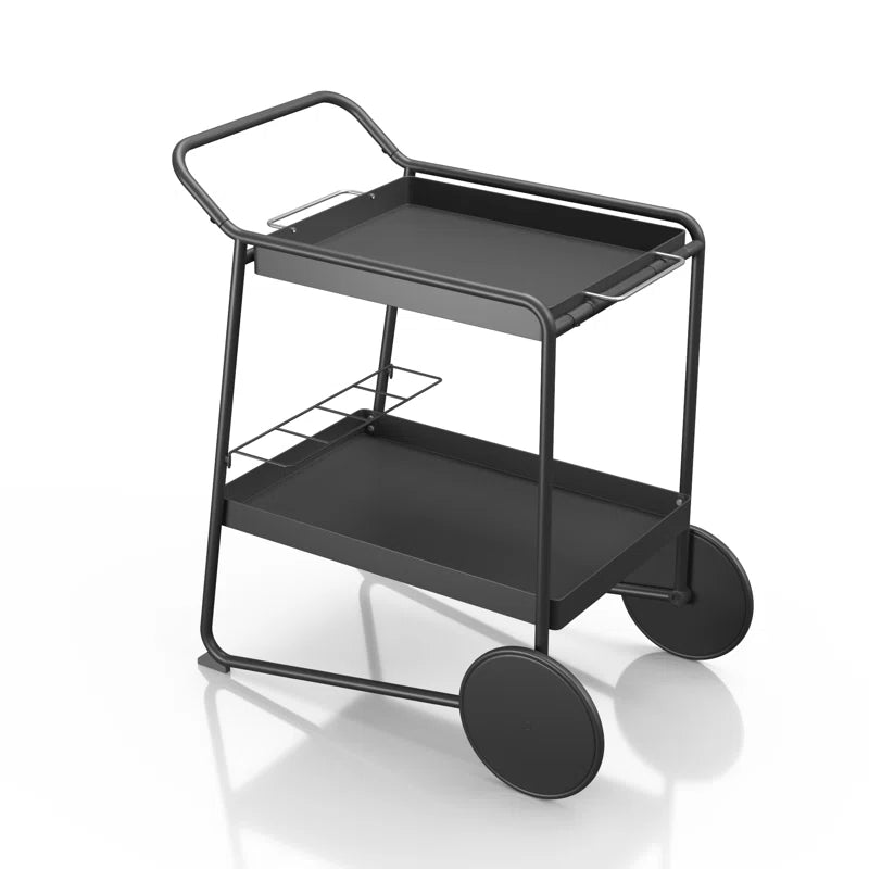 2 Tiers Kitchen Serving Bar Cart