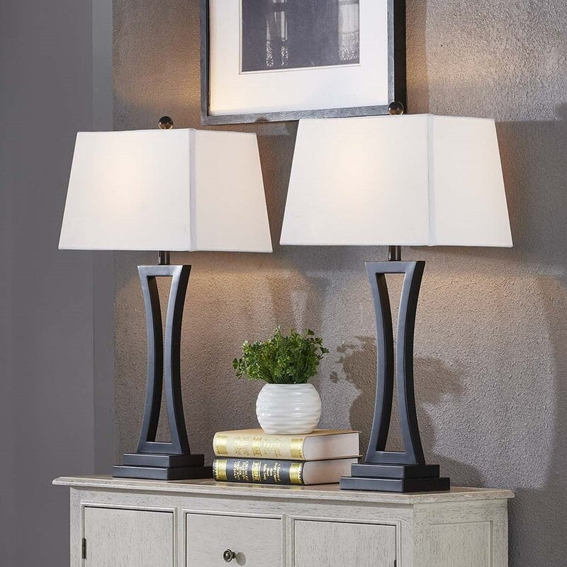 30.75" Bedside Table Lamp Set (Set of 2)