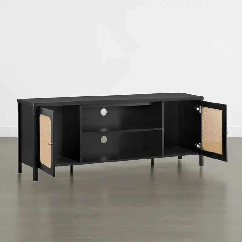 62" Bohemian TV Stand Modern Media Console Entertainment Center