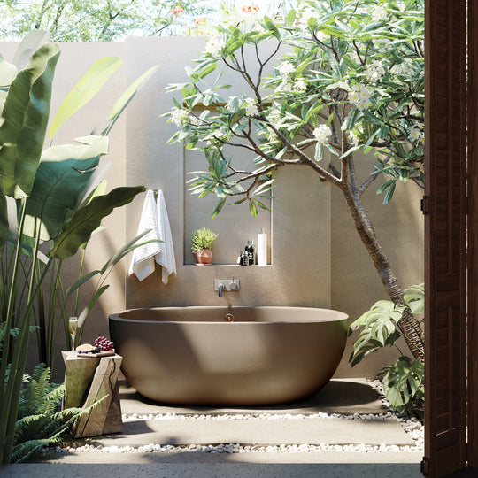Avalon Nativestone Freestanding Soaking Tub
