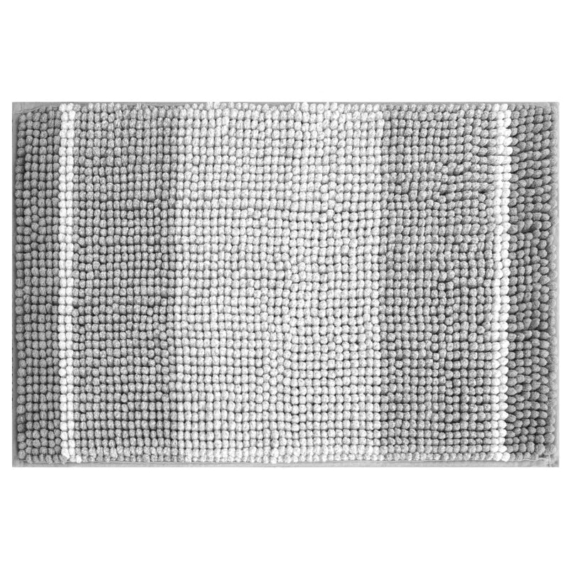 Mersin Gradient Chenille Water Absorbent Soft Plush Bath Rug