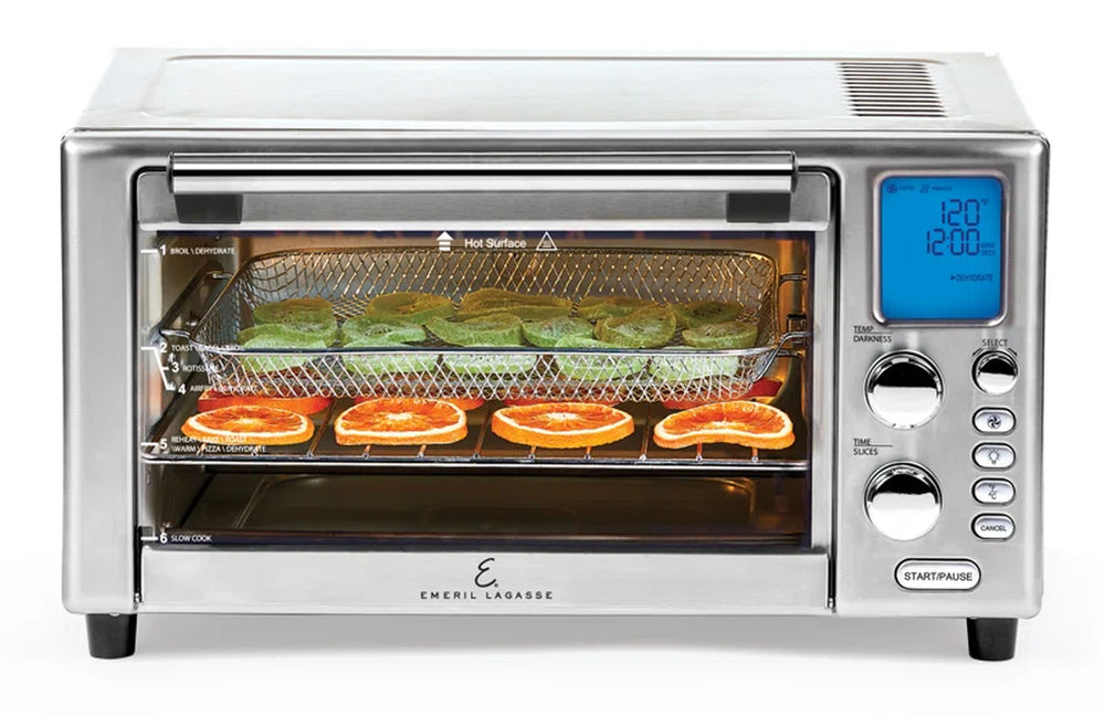 Everyday 360 Stainless Steel Air Fryer, 360° Quick Cook Technology, XL Capacity, 9-In-1, 12 Pre-Set Cooking Functions Including Bake, Rotisserie, Broil, Pizza, Slow Cook, Toaster