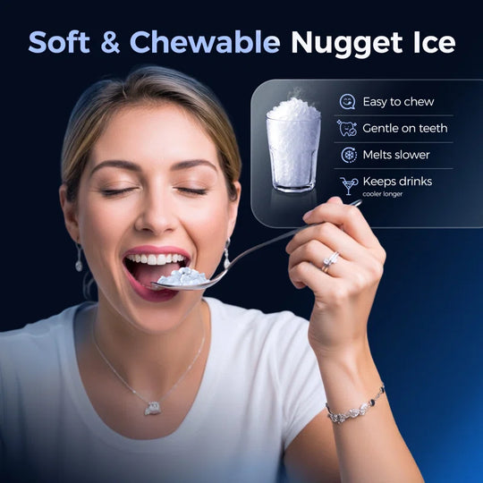 45 Lbs. Daily Nugget Ice Maker Countertop