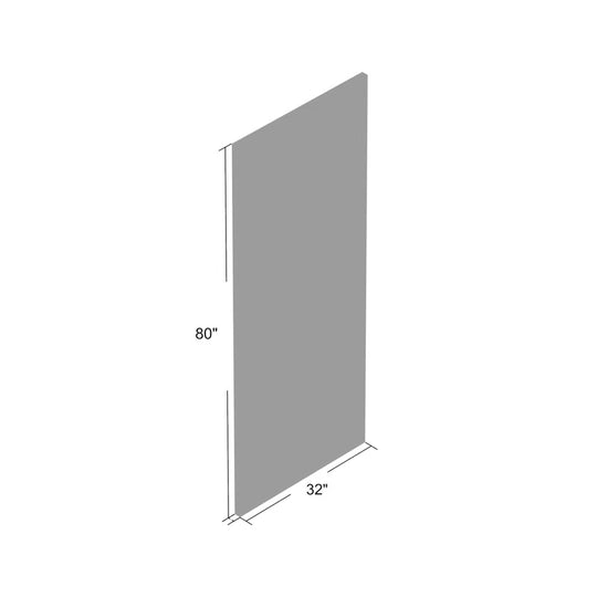 Paneled Solid Wood Primed Shaker Standard Door