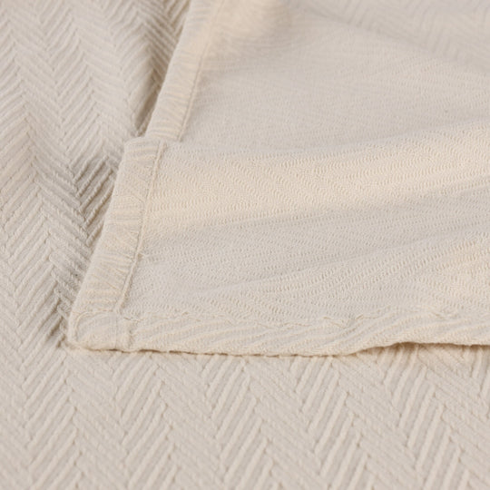 Metro Zig-Zag Chevron All-Season Bedding Cotton Blanket