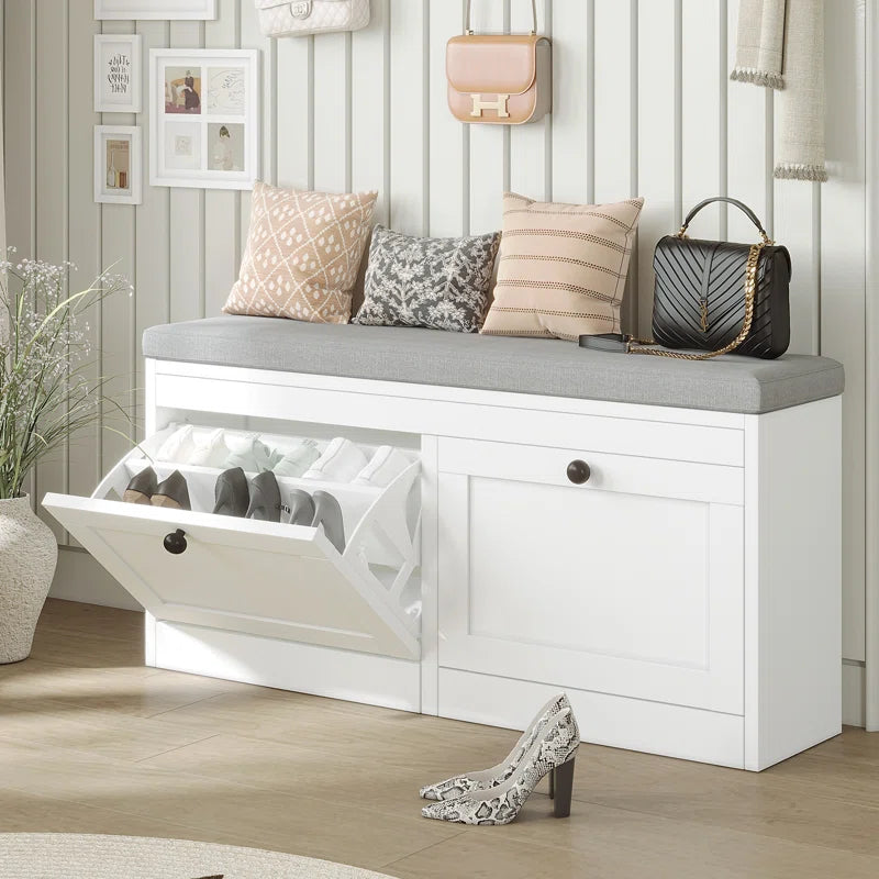 12 Pair Shoe Storage Bench