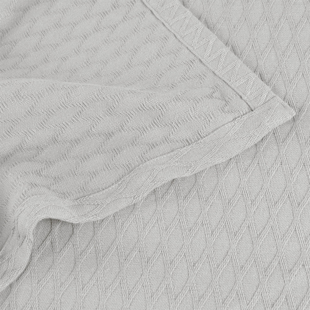 Diamond Weave All-Season Bedding Cotton Blanket