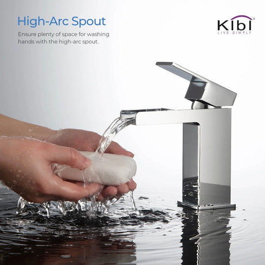 Waterfall Single Handle Bathroom Faucet