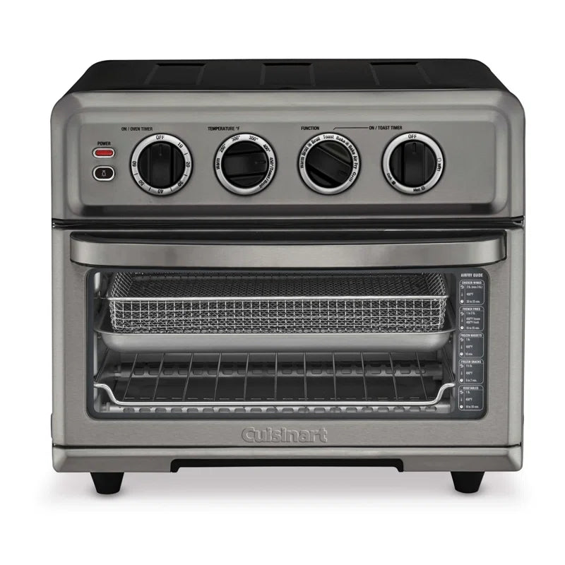 Air Fryer + Convection Toaster Oven, 8-In-1 Oven with Bake, Grill, Broil & Warm Options