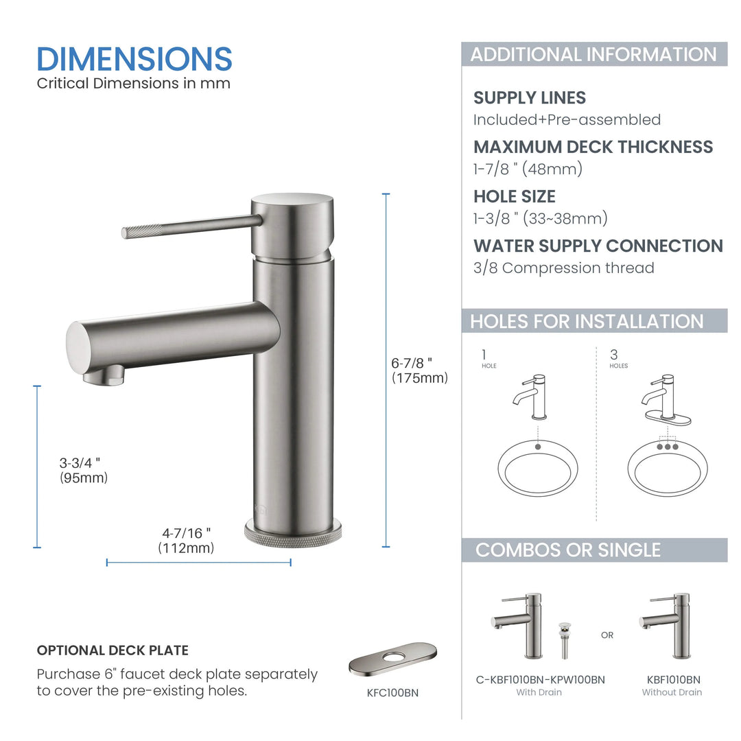Luxury Single Hole Bathroom Faucet