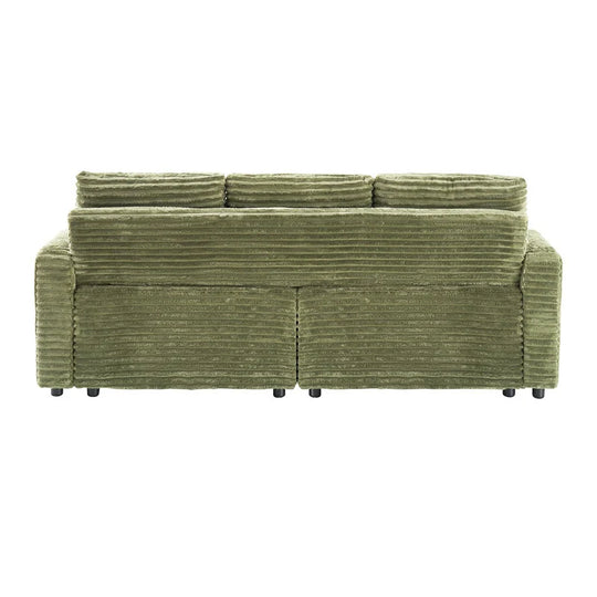 80" Cordylona Sofa, Cup Holder, Ottoman Storage