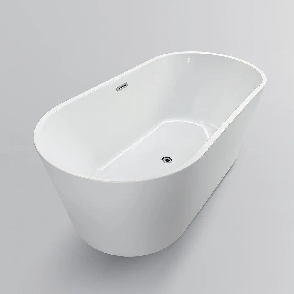 54" Acrylic Freestanding Soaking Bathtub