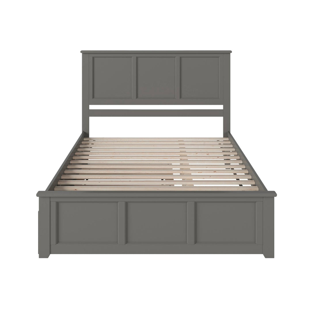 Madison Platform Bed with Matching Footboard & Trundle