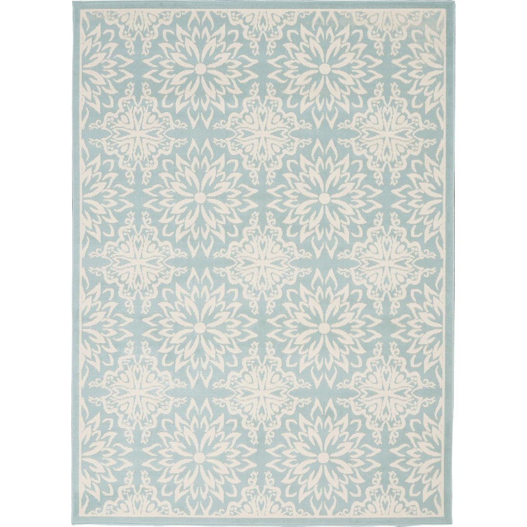 Jubilant Floral Medallion Area Rug