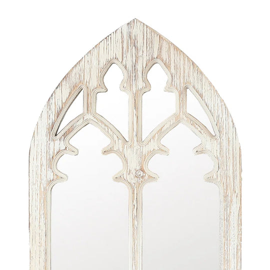 Giovanni Farmhouse Arched Window Accent Mirror