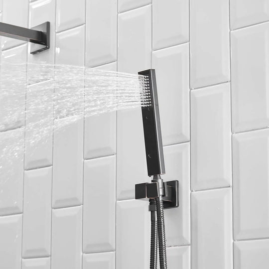 Rain Shower Faucet System Head Oil Rubbed Bronze with 10 Inch