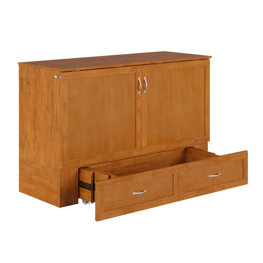 Hamilton Murphy Bed Chest with Mattress and Storage Drawer