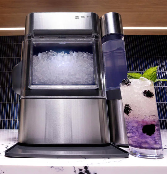Ge-Profile-Opal-2-0-Ultra-Nugget-Ice-Maker-With-Side-Tank-And-Scale-Inhibiting-Filter-Xpio13Swss Ge-Profile-Opal-2-0-Ultra-Nugget-Ice-Maker-With-Side-Tank-And-Scale-Inhibiting-Filter-Xpio13Swss