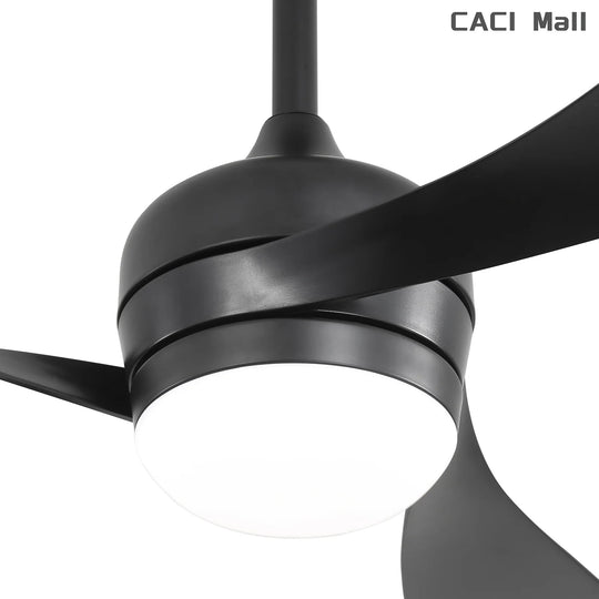 Sofucor 52/60 Inch Ceiling Fan with Integrated LED Light and Remote Control Quiet DC Motor
