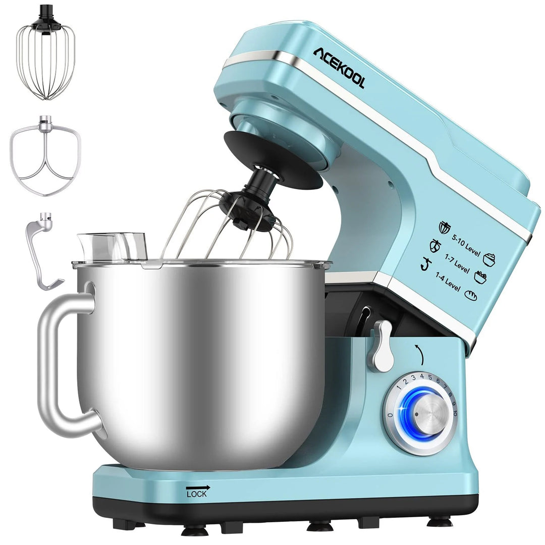 7.5 Quarts 10 Speed Tilt Head Kitchen Stand Mixer