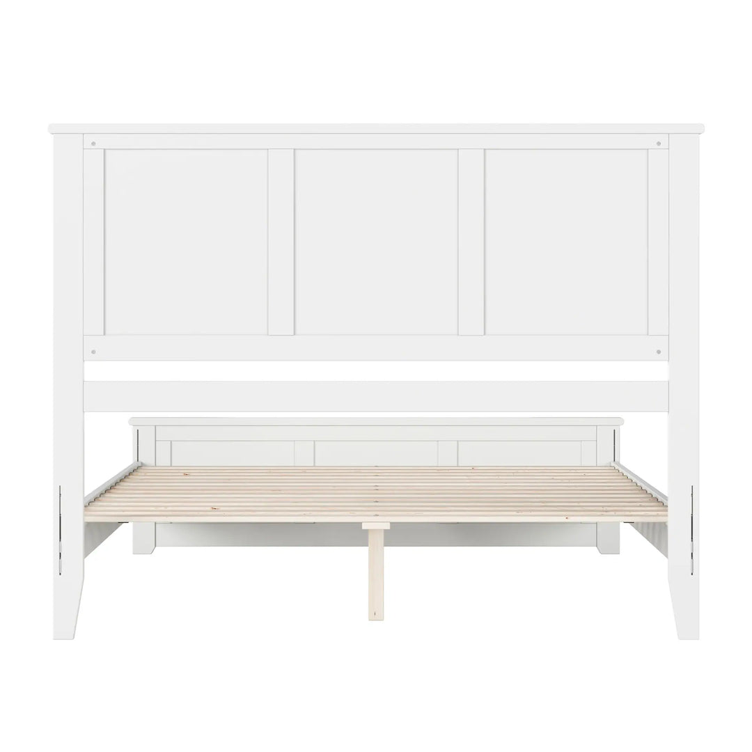 Charlotte Solid Wood Low Profile Platform Bed with Matching Footboard