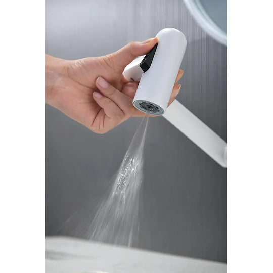 Rotatable Bathroom Faucet with Temperature Display in Fahrenheit (Batteries-Free), BF2204