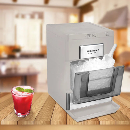 Gallery, 33 Lbs. Countertop Ice Maker, Stainless Steel Accents, Nugget Shaped Ice