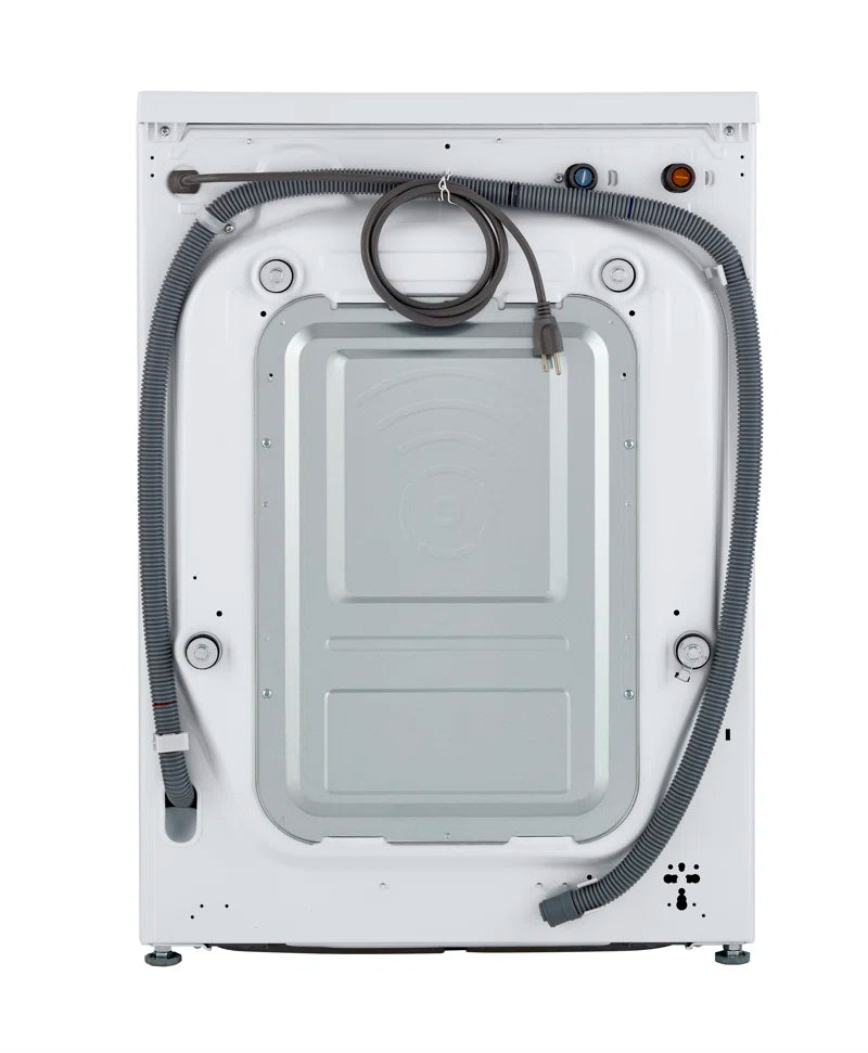 Smart Wi-Fi Enabled Compact Front Load Washer with Built-In Intelligence, White, 2.4 Cu. Ft.