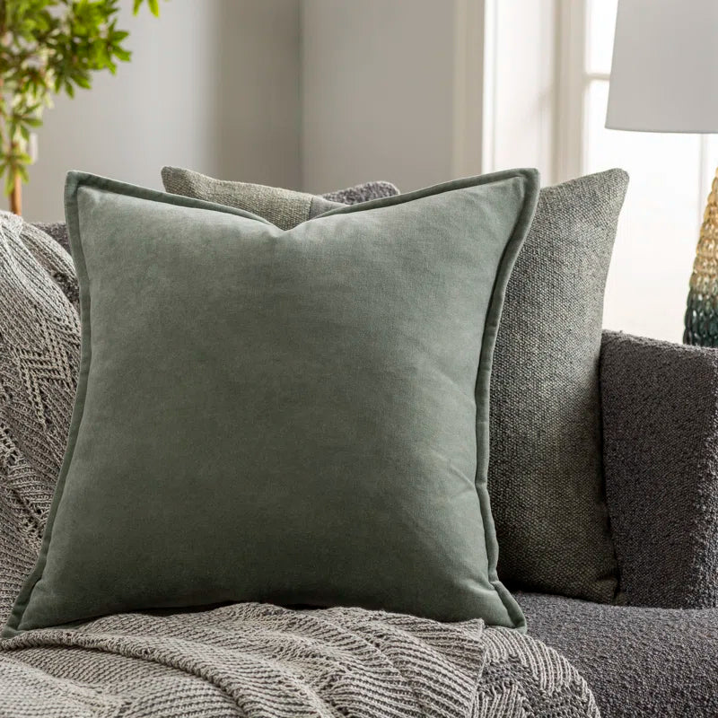 Edgar Square 100% Cotton Pillow