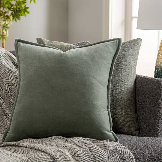 Edgar Square 100% Cotton Pillow