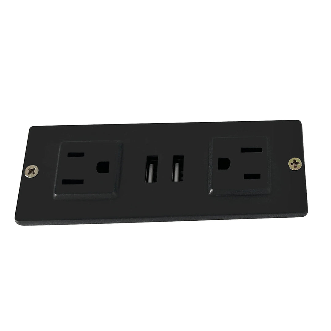 L-Shaped Corner Bed Frame with Drawer, Bookcase, LED Downlight and USB Port