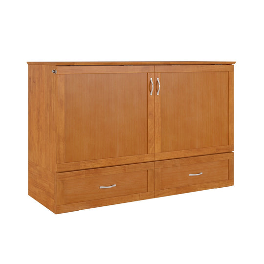 Hamilton Murphy Bed Chest with Mattress and Storage Drawer