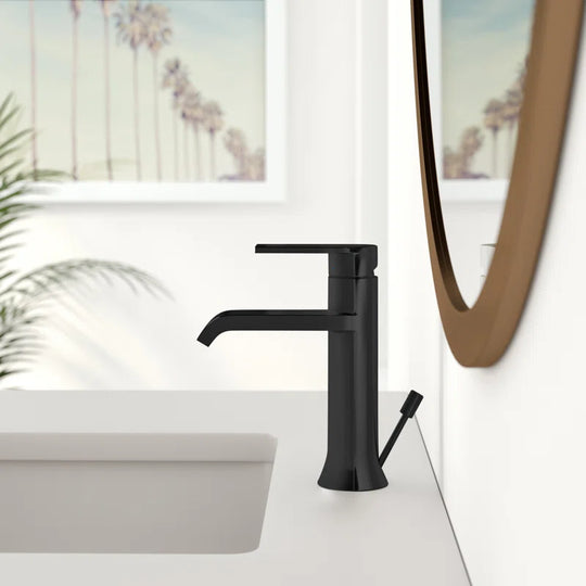 Genta LX Single Hole Bathroom Faucet with Drain Assembly
