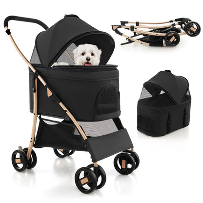 Petsite Foldable Pet Stroller