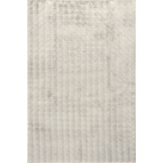 Jeni Solid Plush Machine Washable Area Rug