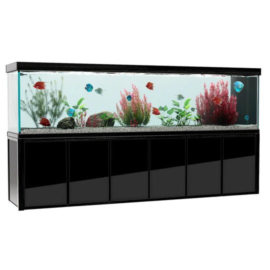 500 Gallon Tempered Glass Aquarium Black