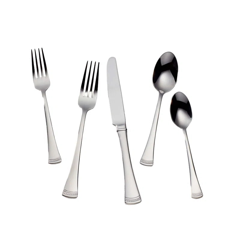 Portola 65-Piece Flatware & Serving Set, Service for 12