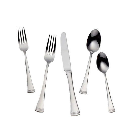 Portola 65-Piece Flatware & Serving Set, Service for 12