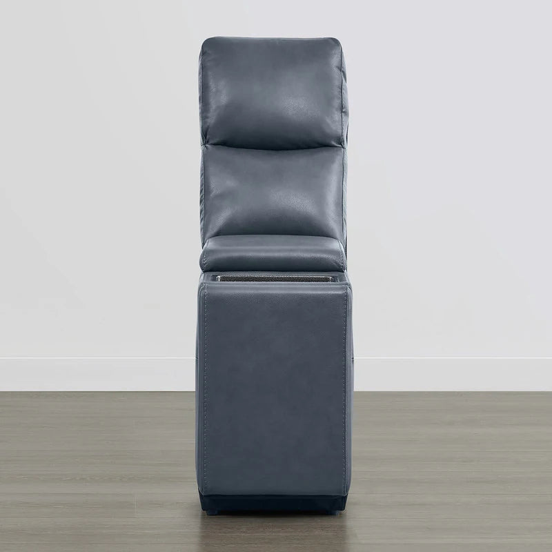 Hadlee Genuine Leather Reclining Sofa with Multi-Function Console.