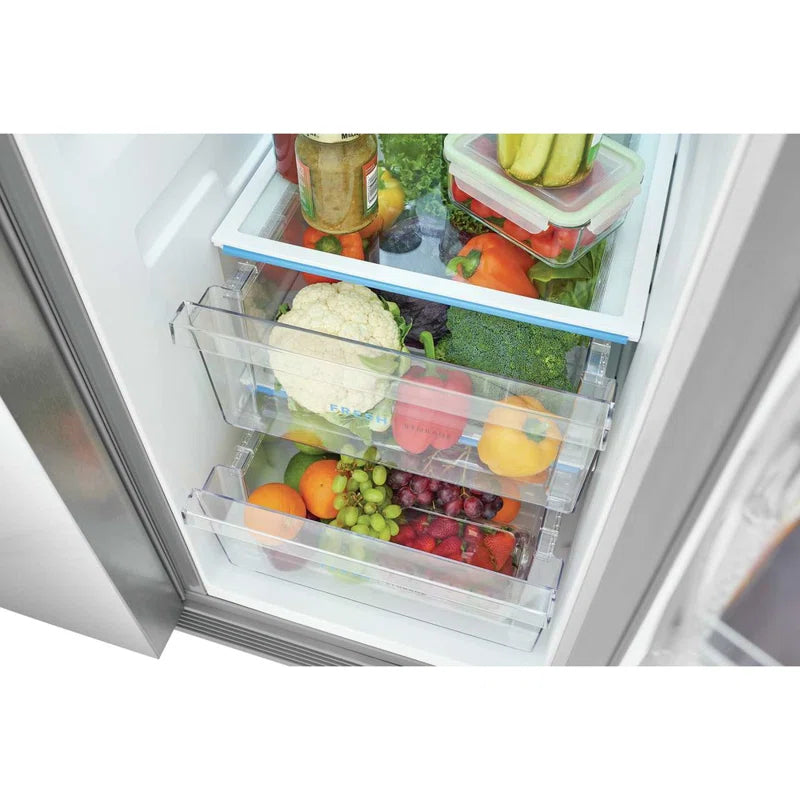 26 Cu. Ft. 36" Side by Side Refrigerator with Eventemp Cooling System