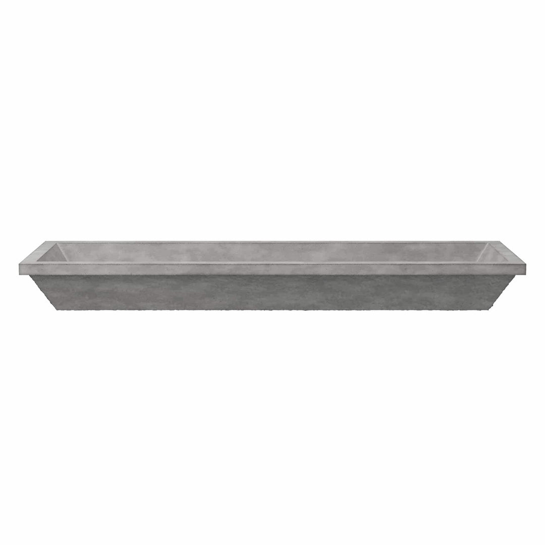 Arcata Nativestone Concrete Undermount Trough Bathroom Sink