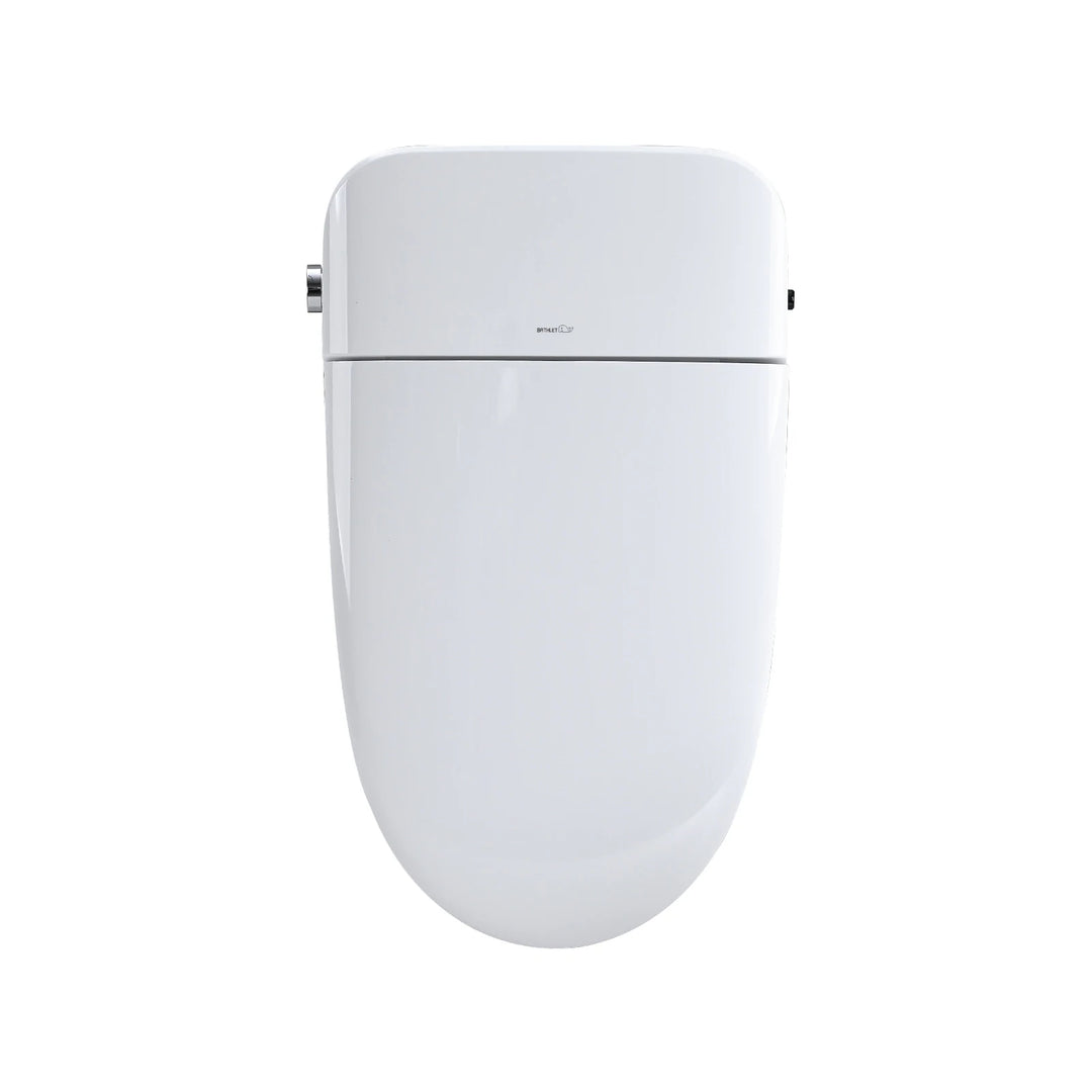 Smart Toilet Bidet Combo with Self-Cleaning Nozzle, Heated Seat, Night Light, Knob Control, Power Outage Flushing, Soft Close