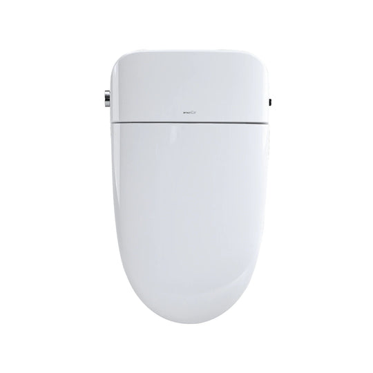 Smart Toilet Bidet Combo with Self-Cleaning Nozzle, Heated Seat, Night Light, Knob Control, Power Outage Flushing, Soft Close