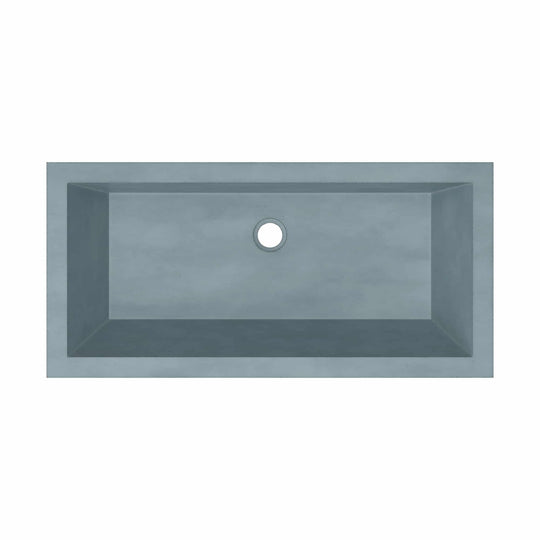 Arcata Nativestone Concrete Undermount Trough Bathroom Sink