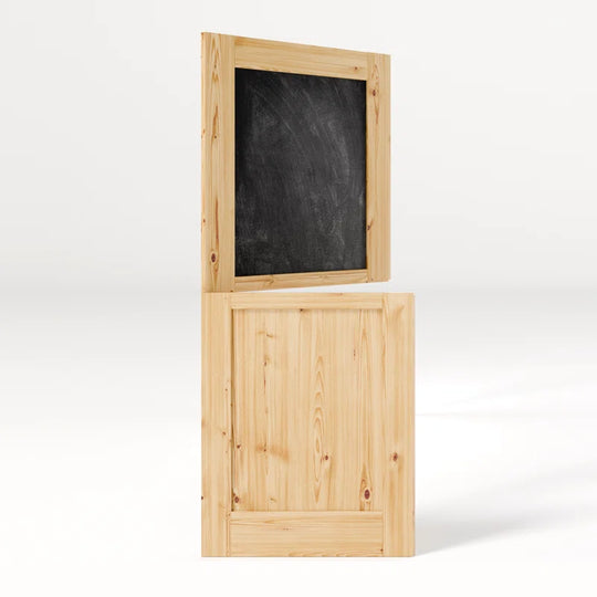 Blackboard Interior Dutch Door Easy-To-Clean Surface without Hardware Included