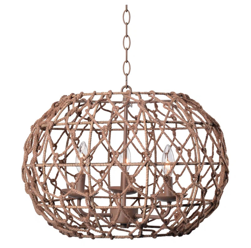 Hachiro 3 - Light Dimmable Globe Chandelier