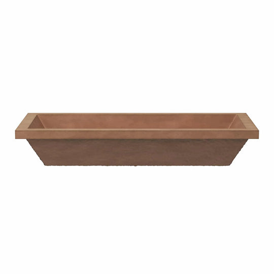 Arcata Nativestone Concrete Undermount Trough Bathroom Sink