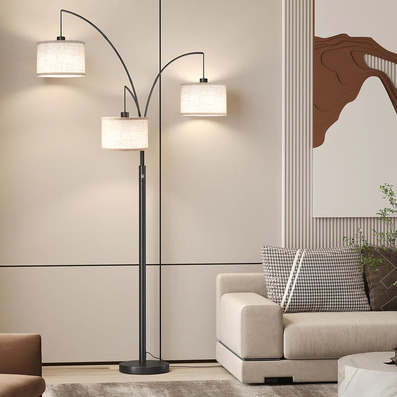 Bidal 3 Lights Modern Arc Tree Floor Lamp