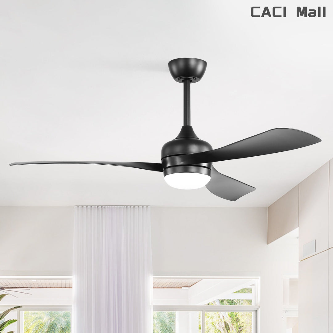 Sofucor 52/60 Inch Ceiling Fan with Integrated LED Light and Remote Control Quiet DC Motor